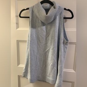 J Crew light blue turtleneck sweater size L